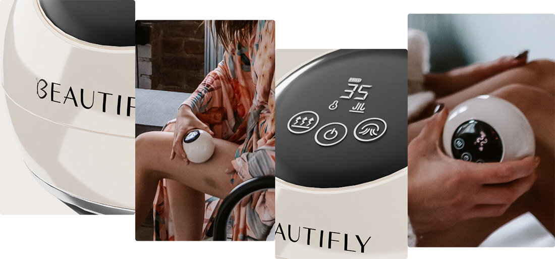Masażer BEAUTIFLY B-bubble Body skuteczny redukcja cellulit wygląd gładkość skóra
