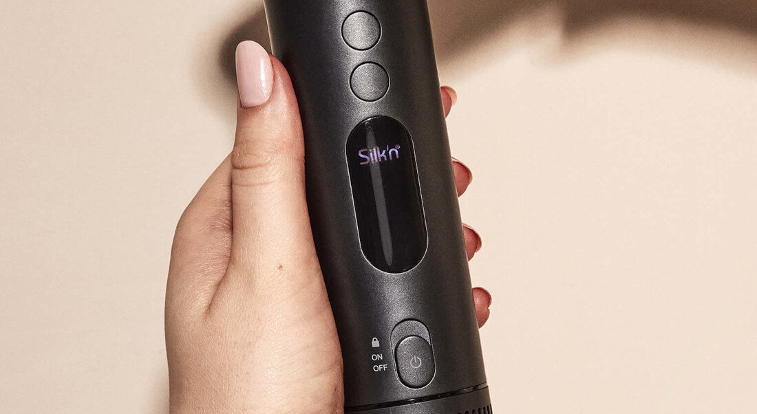Suszarko-lokówka SILK'N SilkyAir Flex Złoty Dynamiczny wyświetlacz LED 4 temperatury termometr tryb zimnego powietrza