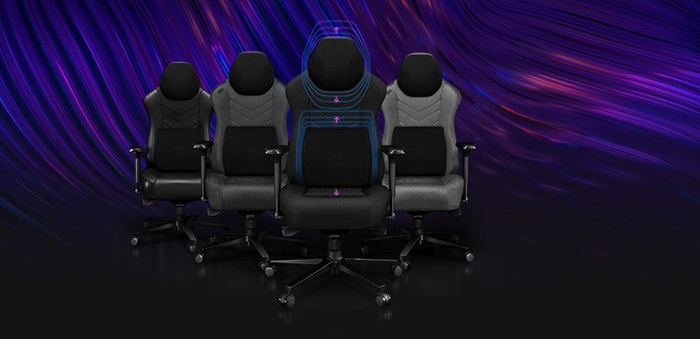 Fotel YUMISU 2053 Magnetic Komfort wygoda regulacja podłokietniki poduszki sesje wielogodzinne kółka obciążenie mechanizm