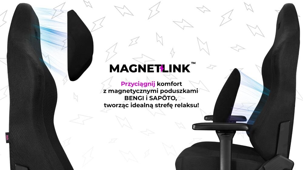Fotel YUMISU 2054 Magnetic mocowanie magnetyczne rewolucja komfort dbalosc atuty