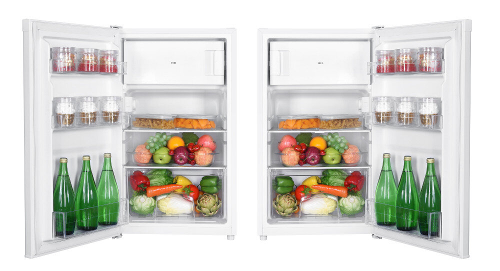 LODÓWKA LIN LI-EF1-14 BIAŁA Zmiana kierunku otwierania lewo prawo drzwi łatwy dostęp