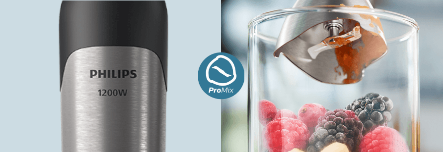 Technologia ProMix do wygodnego miksowania składników Technologia ProMix do wygodnego miksowania składników