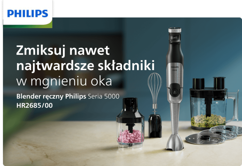 Blender ręczny seria 5000 dostępny w sklepach Media Expert Blender ręczny seria 5000 dostępny w sklepach Media Expert