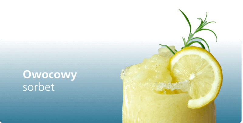 Prezentacja owocowego sorbetu Prezentacja owocowego sorbetu