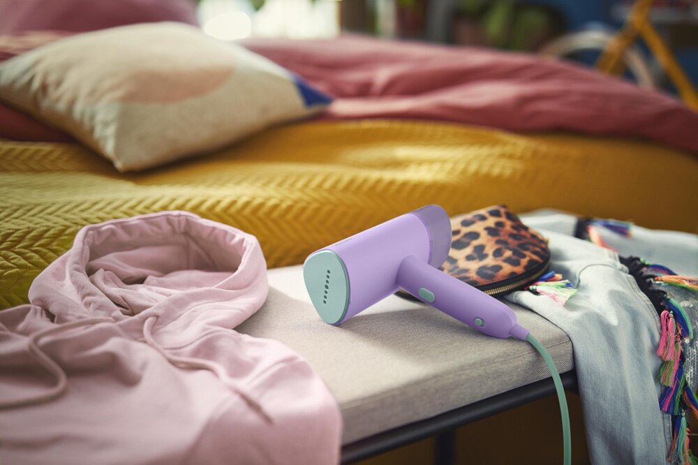 Parownica do ubrań (Steamer) PHILIPS Seria 3000 STH3010/30 parownica w użyciu, zdrowa i higieniczna