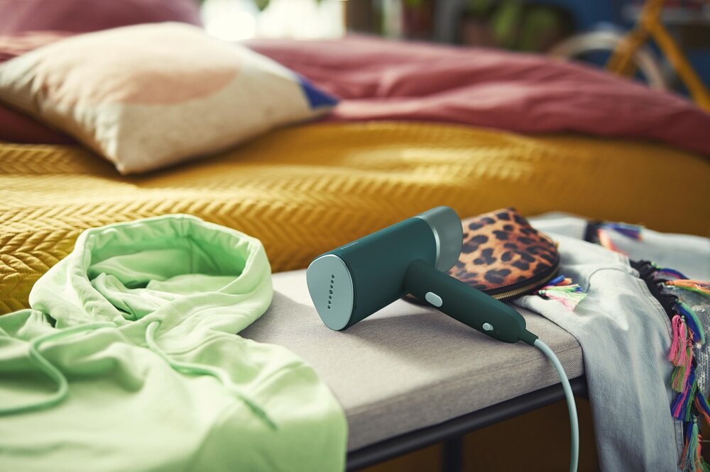 Philips Seria 3000 Ręczny steamer w użyciu, szybkie nagrzewanie