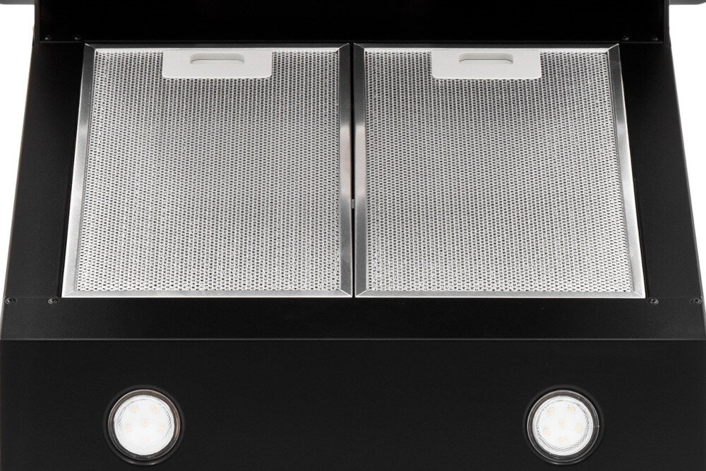 Okap GÖTZE & JENSEN VH661XT Czarny filtr aluminiowy