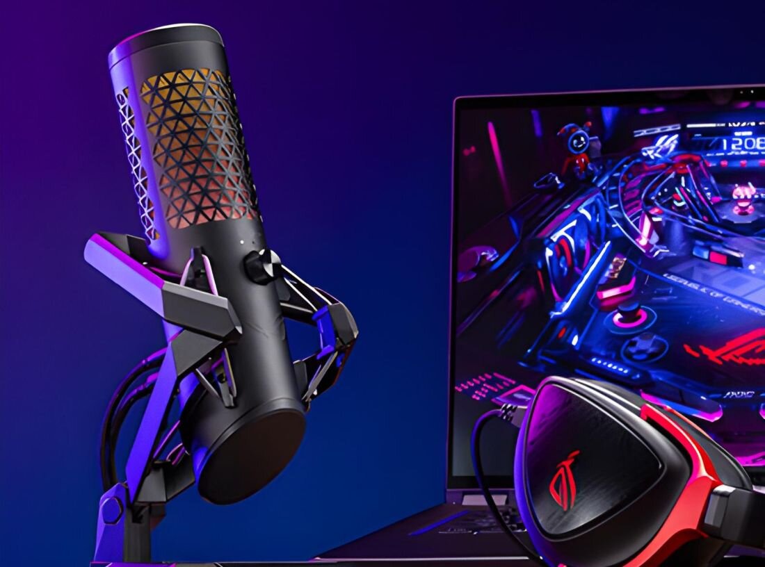 Mikrofon ASUS ROG Carnyx - gniazdo słuchawkowe 3,5 mm