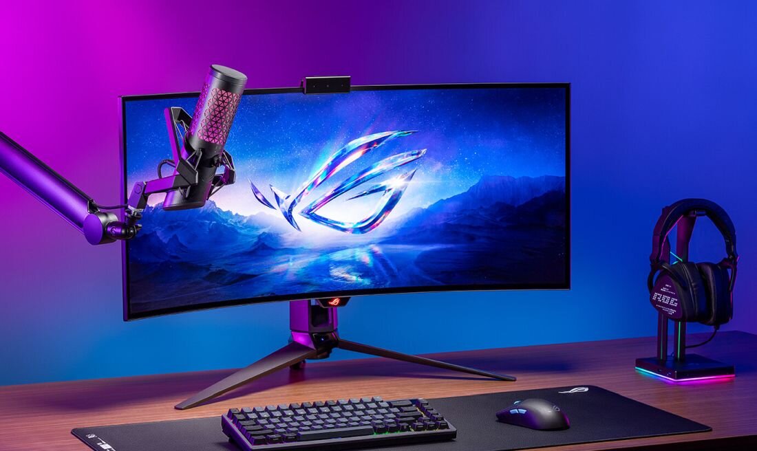 Mikrofon ASUS ROG Carnyx - wbudowany adapter