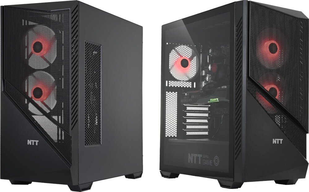 Komputer NTT Game Pro ZKG-I5R3050-TE24 i5-14400F 16GB RAM 1TB SSD GeForce RTX3050 Windows 11 Home testy kontrola rozbudowa