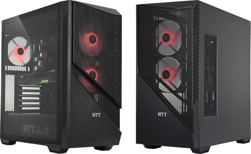 Komputer NTT Game Pro ZKG-I5R3060-TE24 i5-14400F 16GB RAM 1TB SSD GeForce RTX3060 Windows 11 Home pamięć dysk pojemność taktowanie