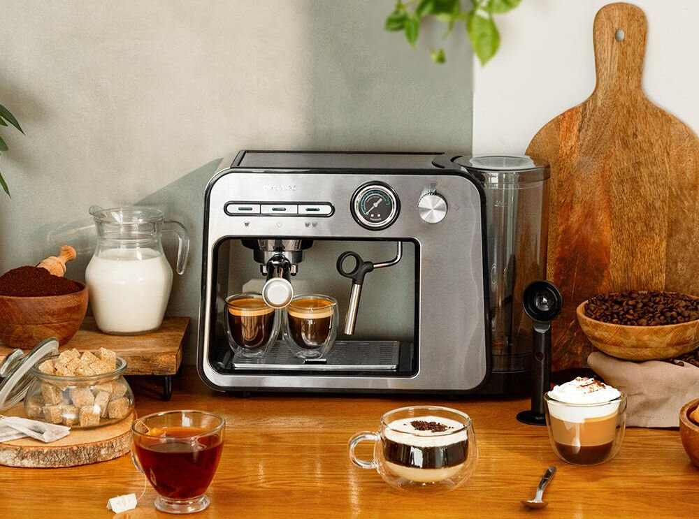 Ekspres CECOTEC Power Espresso 20 Square Pro pyszna kawa