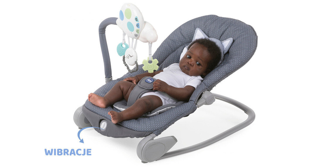 Bujaczek CHICCO Balloon Froggy 6 dźwięków natury 6 melodyjek panel nagranie czas