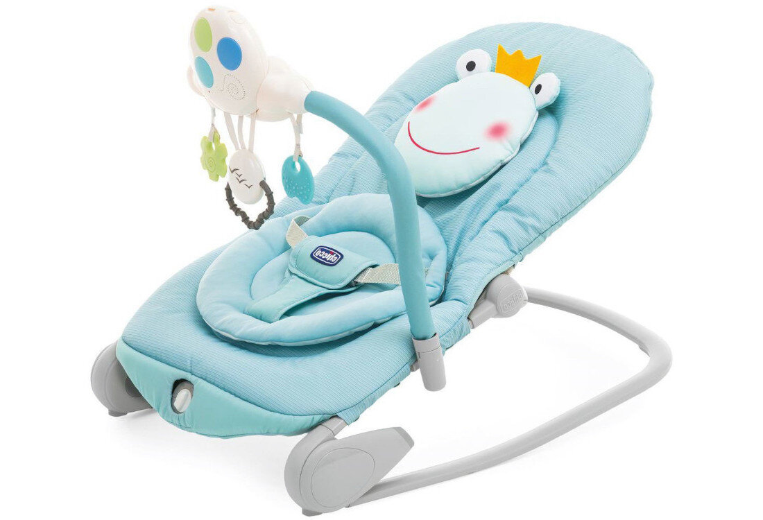 Bujaczek CHICCO Balloon Froggy Ergonomiczna wyściółka miękka komfort wygoda przestrzeń