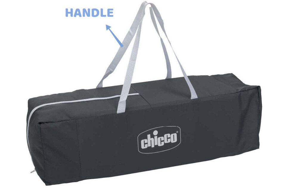 Łóżeczko turystyczne CHICCO Good Night Szary Łatwe przenoszenie wymiary torba możliwości