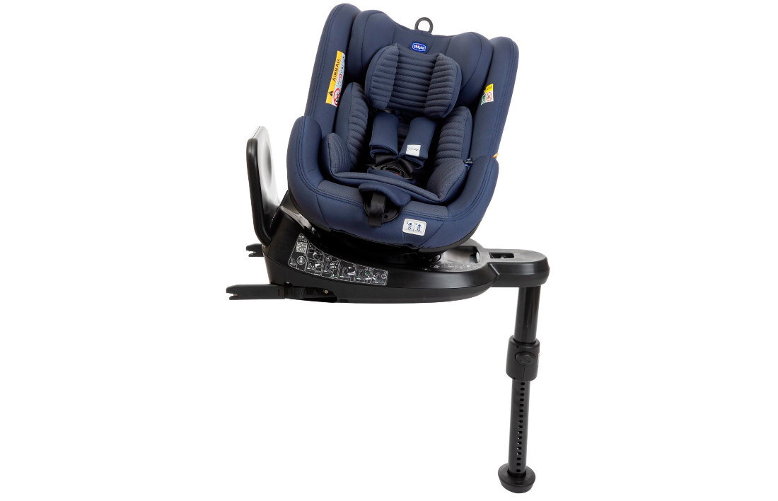 Fotelik samochodowy CHICCO Seat2Fit I-Size Air (0-18 kg) Grafitowy System obrotowy 360° wpinanie dziecko wyjmowanie zmiana pozycja