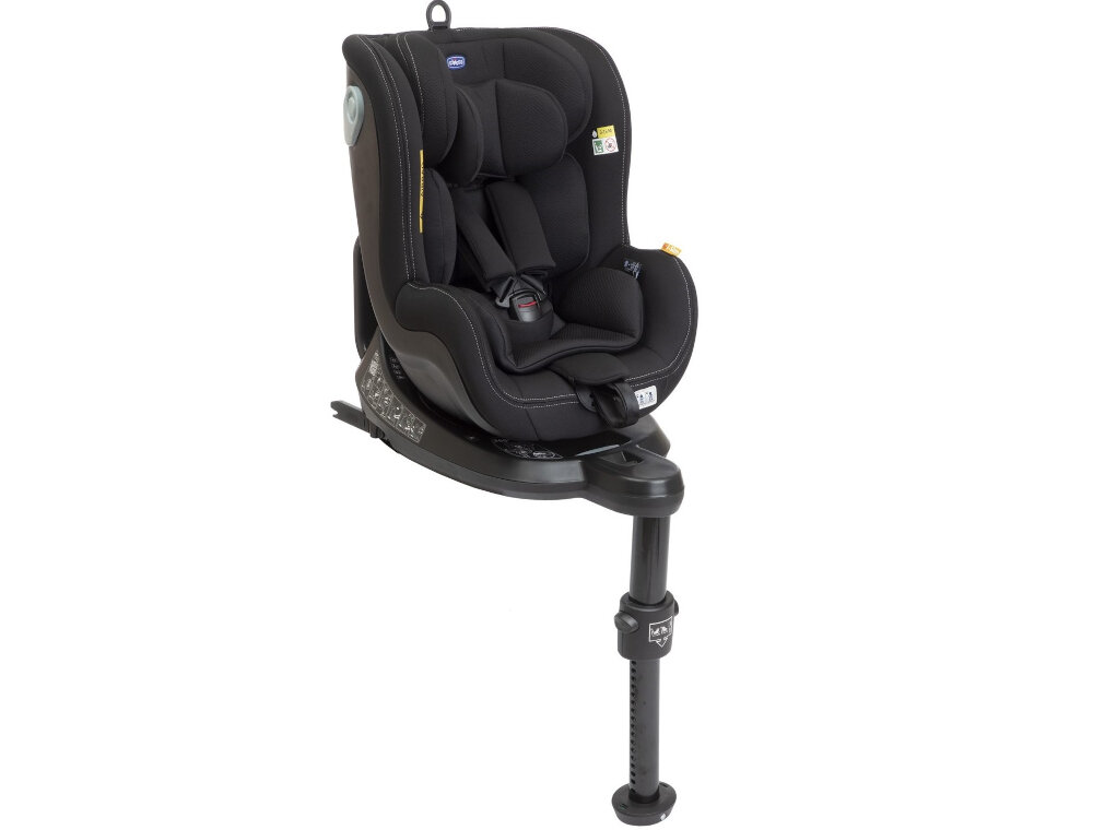 Fotelik samochodowy CHICCO Seat2Fit I-Size (0-18 kg) Czarny Precyzyjne dopasowanie System regulacji zagłówka 5-punktowe pasy bezpieczeństwo dopasownaie możliwości osłonki klamra krokowa