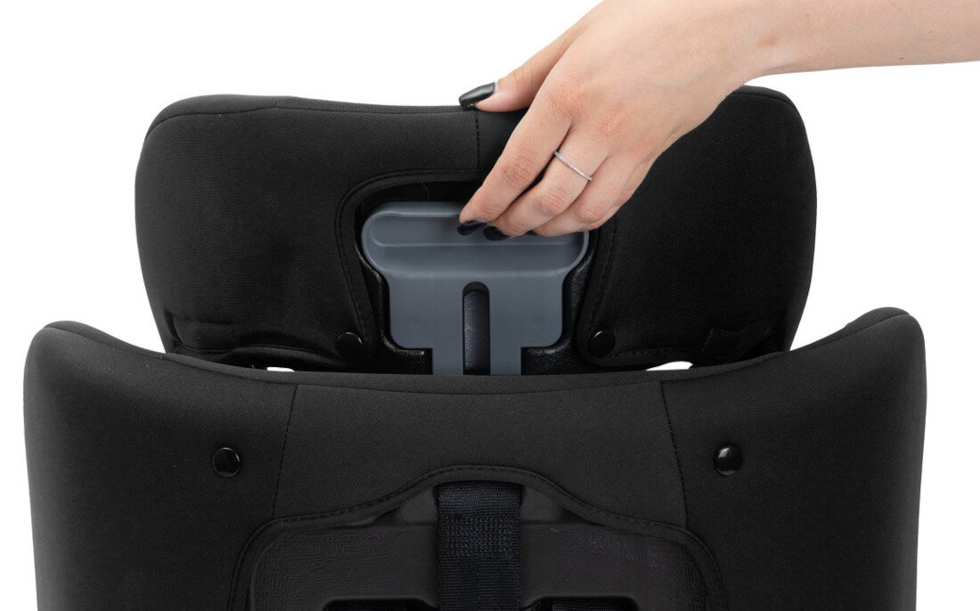 Fotelik samochodowy CHICCO Mokita i-Size Air (9-36 kg) Czarny wzrost możliwości kierunek jazdy etap dziecko wygoda podróż oszczędność