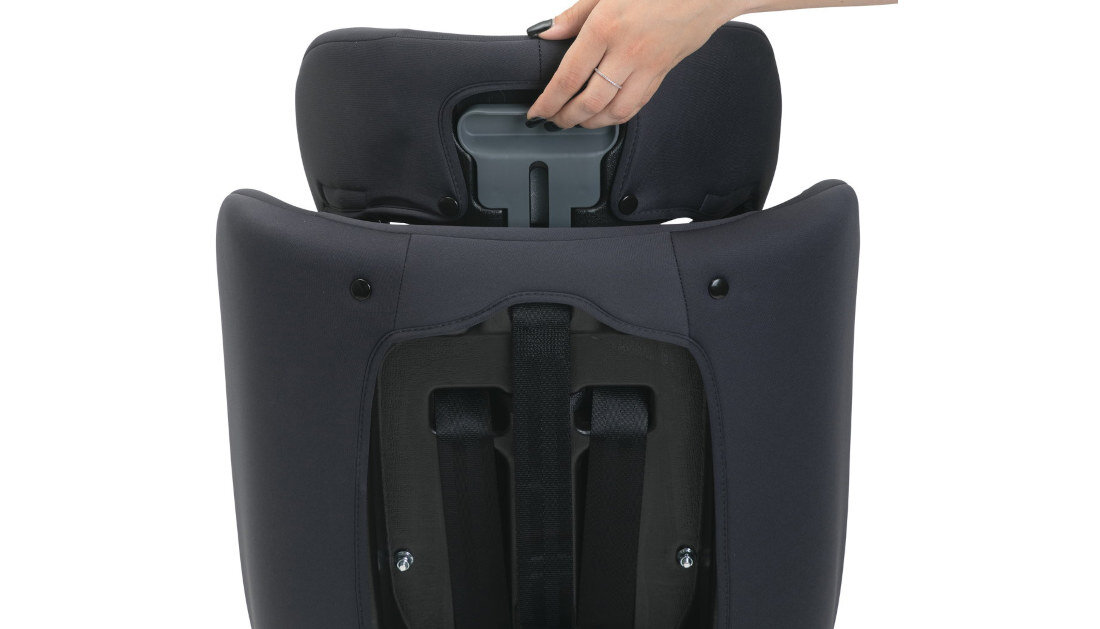 Fotelik samochodowy CHICCO Mokita i-Size Air (9-36 kg) Grafitowy wzrost możliwości kierunek jazdy etap dziecko wygoda podróż oszczędność