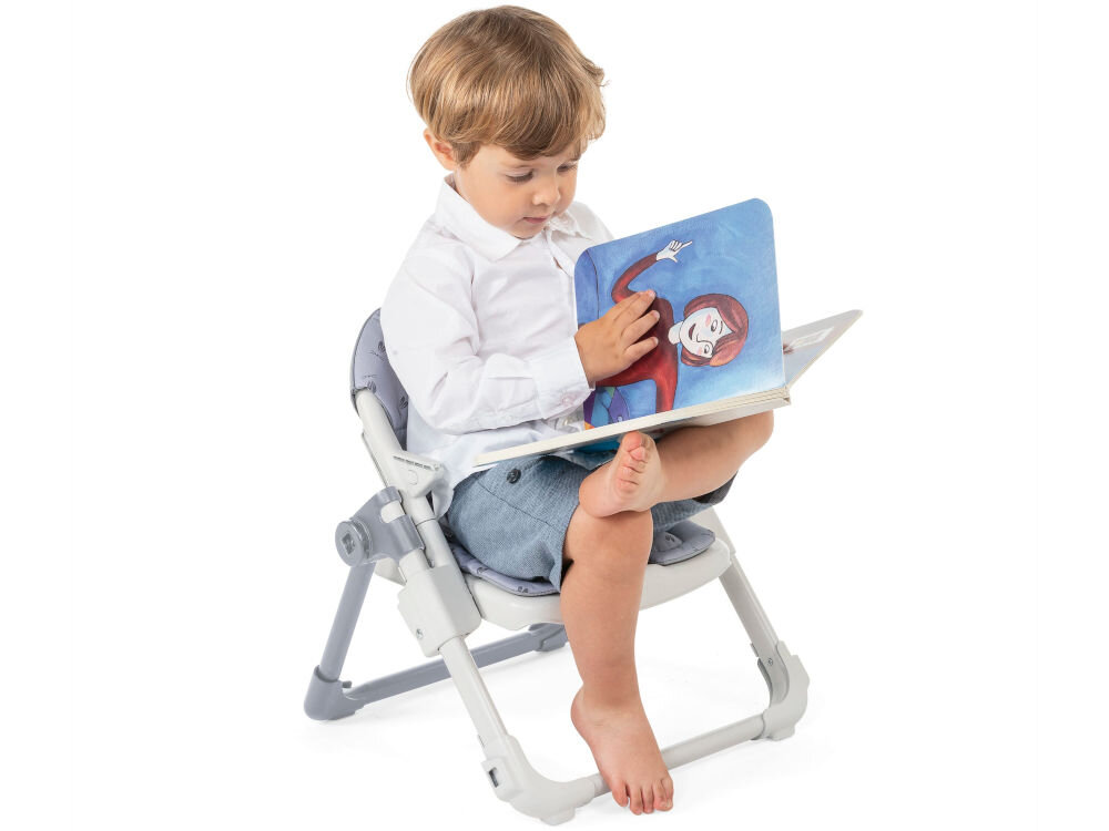 Krzesełko do karmienia CHICCO Chairy Bunny krzesełko do karmienia wygodne siedzisko ustawione na podłodze do zabawy relaksu dodatkowa funkcja wszechstronny produkt przez wiele etapów rozwoju komfort