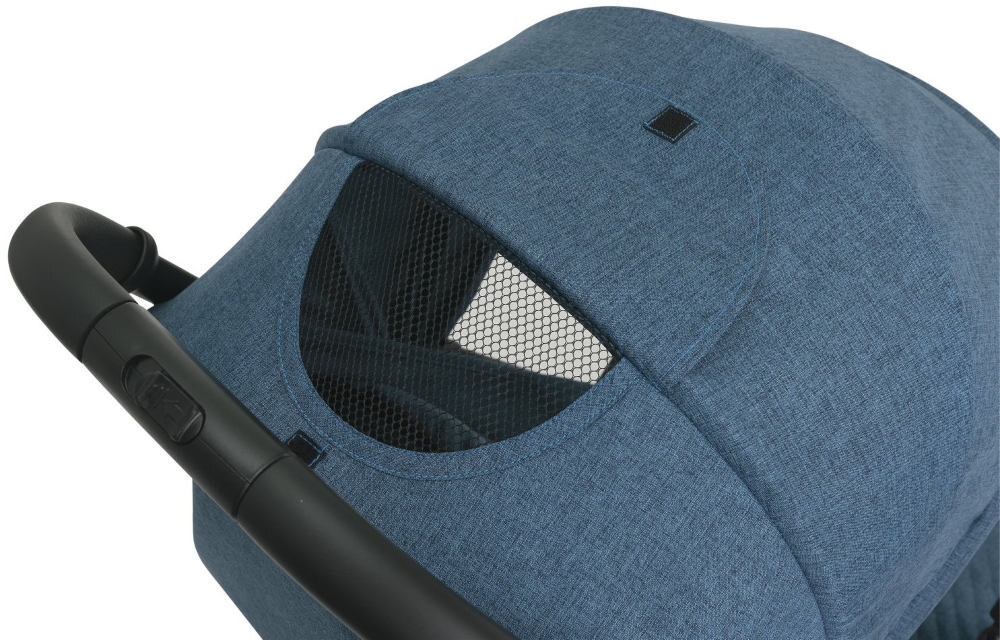 Wózek spacerowy Chicco Trolley Me Niebieski Okrycie przeciwdeszczowe siatka widoczność