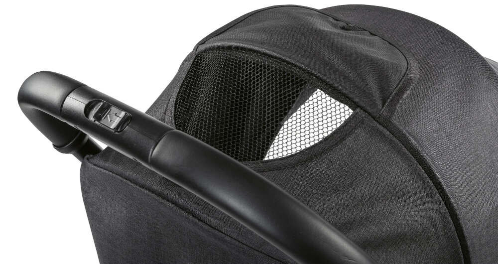 Wózek spacerowy Chicco Trolley Me Okrycie przeciwdeszczowe siatka widoczność