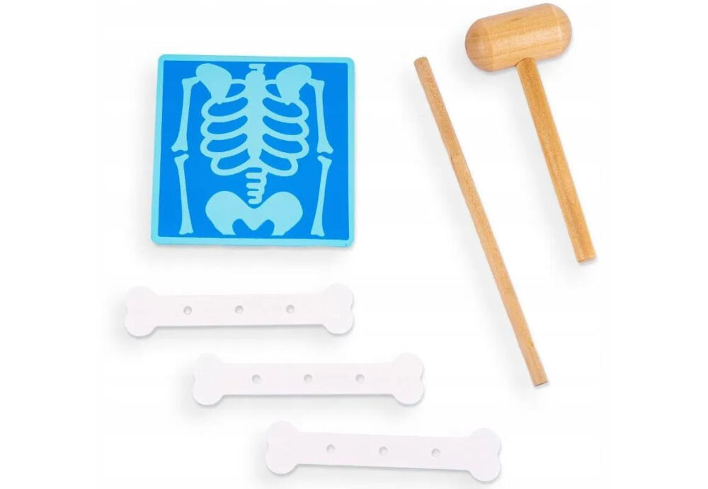 Zabawka zestaw lekarski EXTRALINK Walizka EX.32945  wsparcie wyobraźni wysoka jakość drewna trwałość kreatywne odkrywanie tajników medycyny