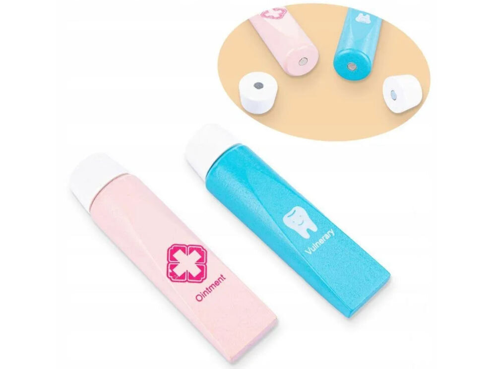 Zabawka zestaw lekarski EXTRALINK Walizka EX.32945  gładkie przyjemne w dotyku przyrządy pomoc dydaktyczna