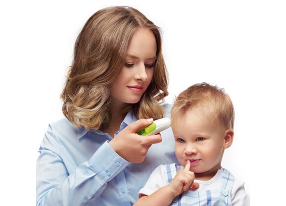 Termometr AGU BABY IHE3 Eaglet wygodne monitorowanie gorączki, wsparcie przy karmieniu, reagowanie na zmianę temperatury, komfortowe użytkowanie