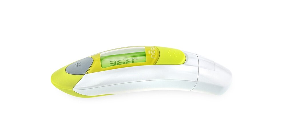 Termometr AGU BABY IHE3 Eaglet zapis 10 ostatnich pomiarów, śledzenie temperatury, bez ręcznego zapisywania odczytu