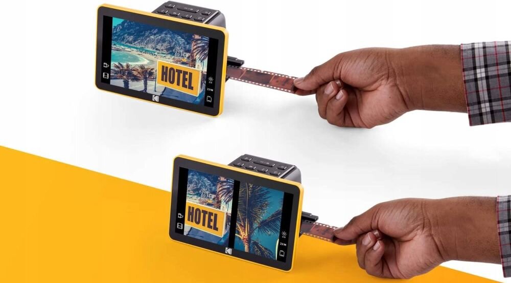 KODAK Slide N Scan Max USB C HDMI karta SD zapis danych wyświetlanie telewizor skaner