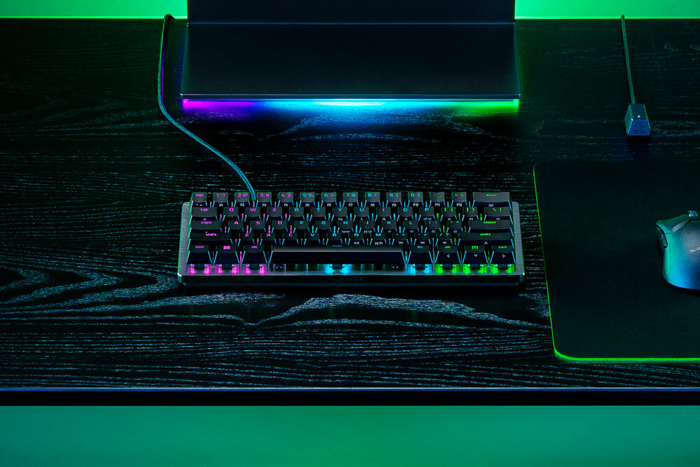 Klawiatura RAZER Huntsman V3 Pro Mini technologię anti-ghosting N-Key Rollover obsługa makr