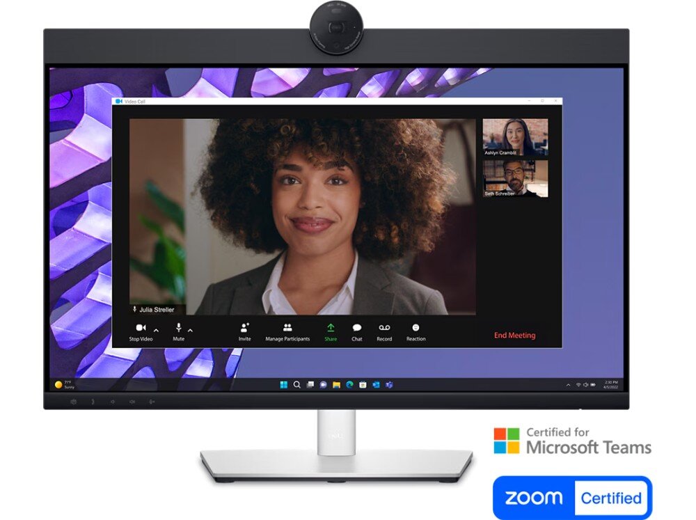 Monitor DELL P2424HEB 23.8 1920x1080px IPS głośniki mikrofon przycisk wyciszenia certyfikat