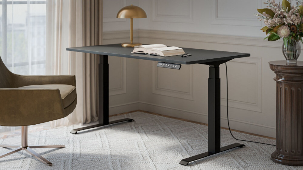 Biurko CAMA MEBLE Moon Long - Solidna konstrukcja i design