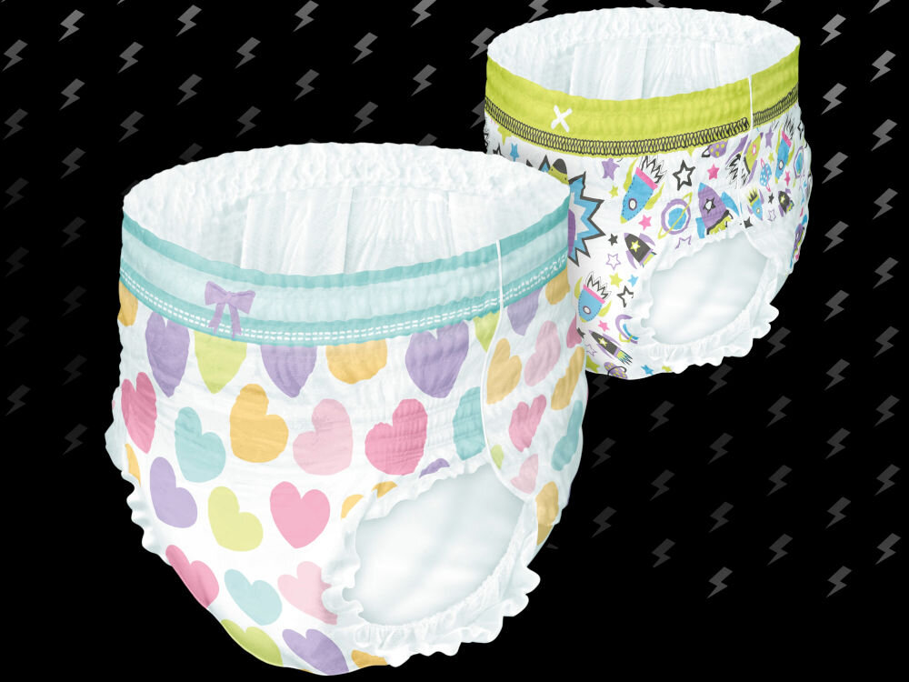 Pieluchomajtki PAMPERS Ninjamas Statki kosmiczne (60 szt.) dwa wzory