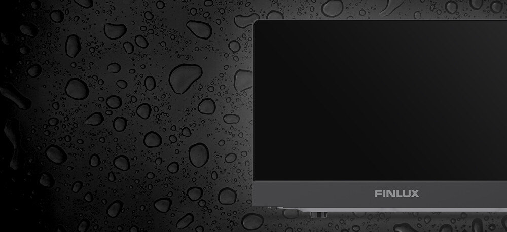 KUCHNIA MIKROFALOWA FINLUX F-MGE200BL wygląd styl design Elegancki czarny szkło licowane