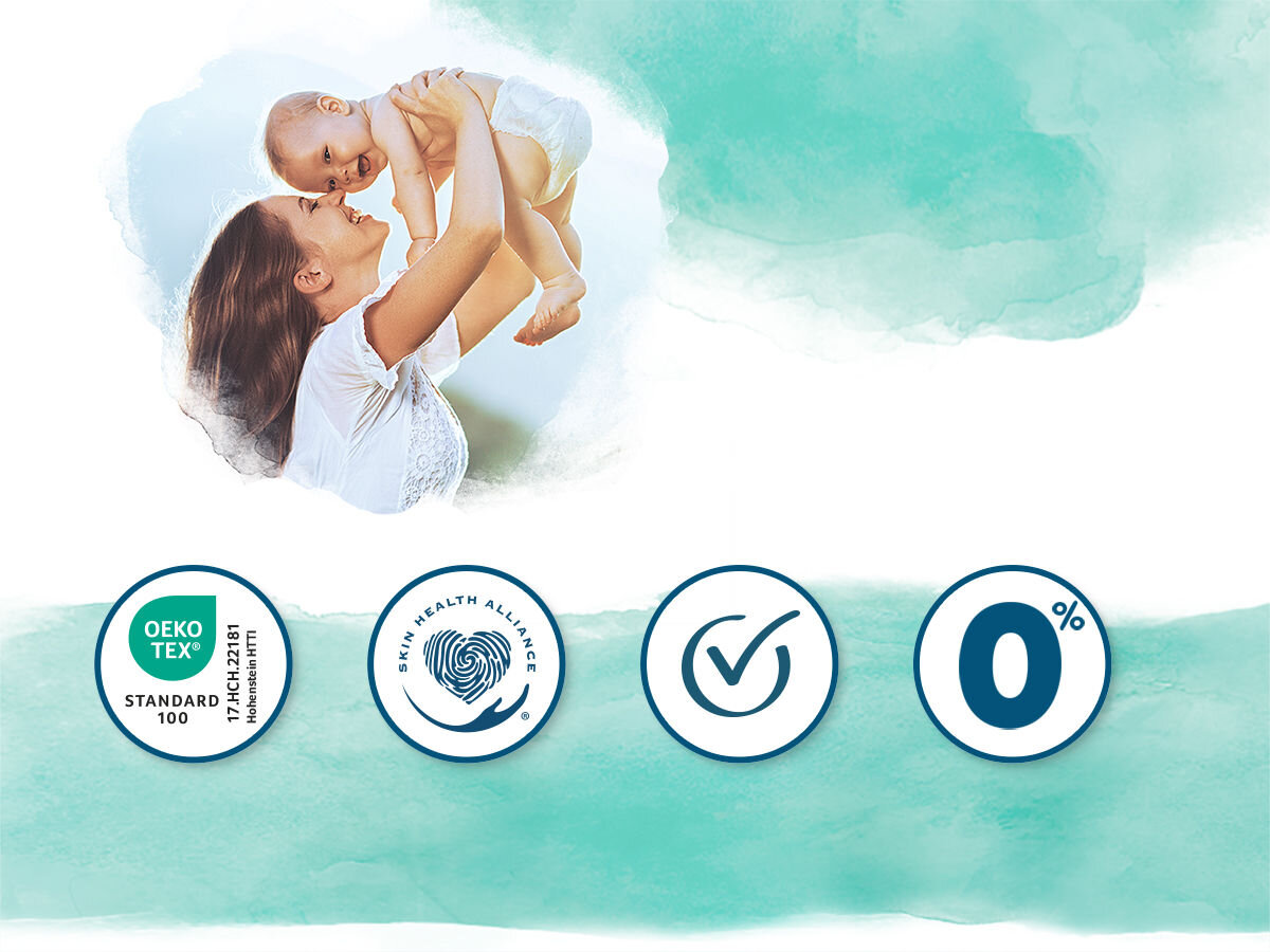 Pieluchy PAMPERS Harmonie Baby 3 (87 szt.) oznaczenia jakości