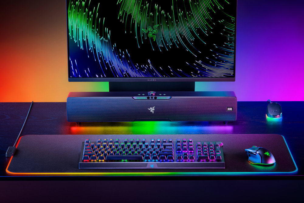 Soundbar komputerowy RAZER Leviathan V2 Pro głośnik niskotonowy 260 x 295 x 260 mm głośnik satelitarny 600 x 113.7 x 90.1 mm gumowa nóżka