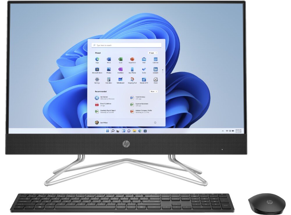 Komputer HP 24-df1001nw 23.8 IPS i5-1135G7 16GB RAM 512GB SSD Windows 11 Home pamięć dysk pojemność szybkość