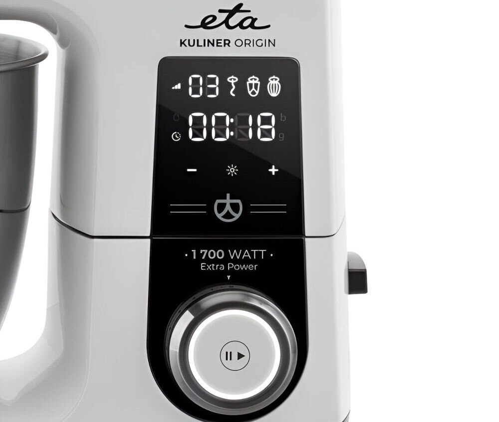 Robot kuchenny ETA Kuliner II Orgin 203890000 1700W wyświetlacz panel dotykowy czas pracy prędkość akcesoria 