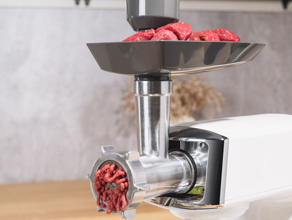 Robot kuchenny ETA Kuliner II Orgin 203890000 1700W mielenie mięsa końcówka do kiełbasek Kebbe przystawka do ciastek