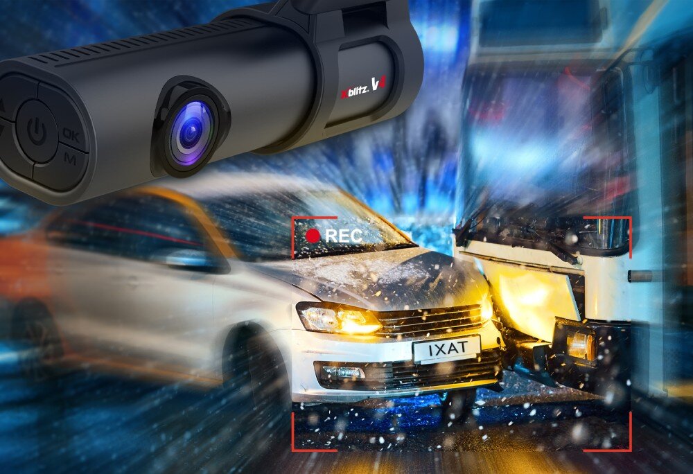 Wideorejestrator XBLITZ V4 Professional czujnik zabezpieczenie