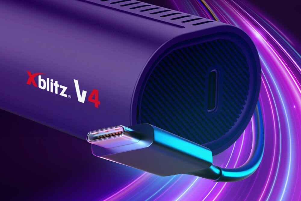 Wideorejestrator XBLITZ V4 Professional port zasilanie