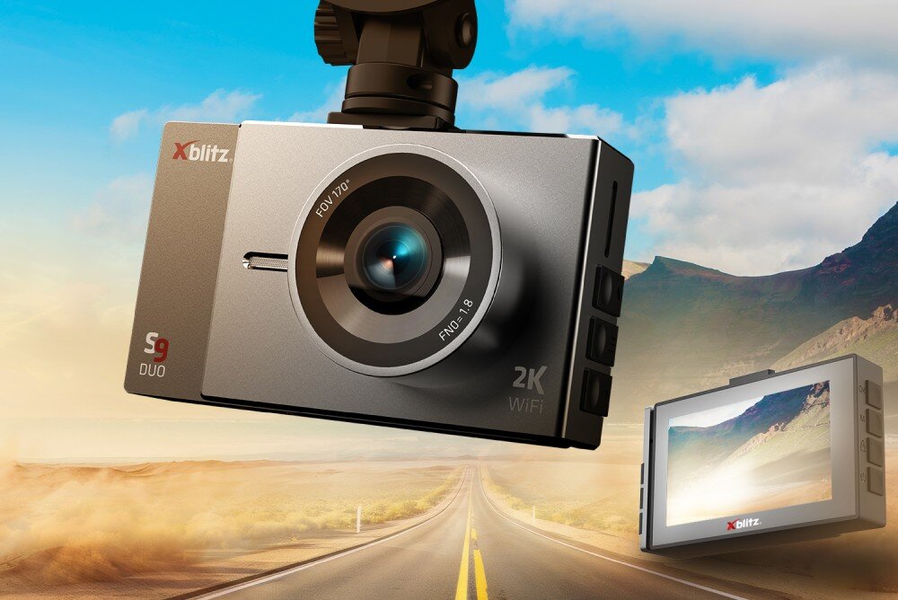 Wideorejestrator XBLITZ S9 Duo wygląd opis
