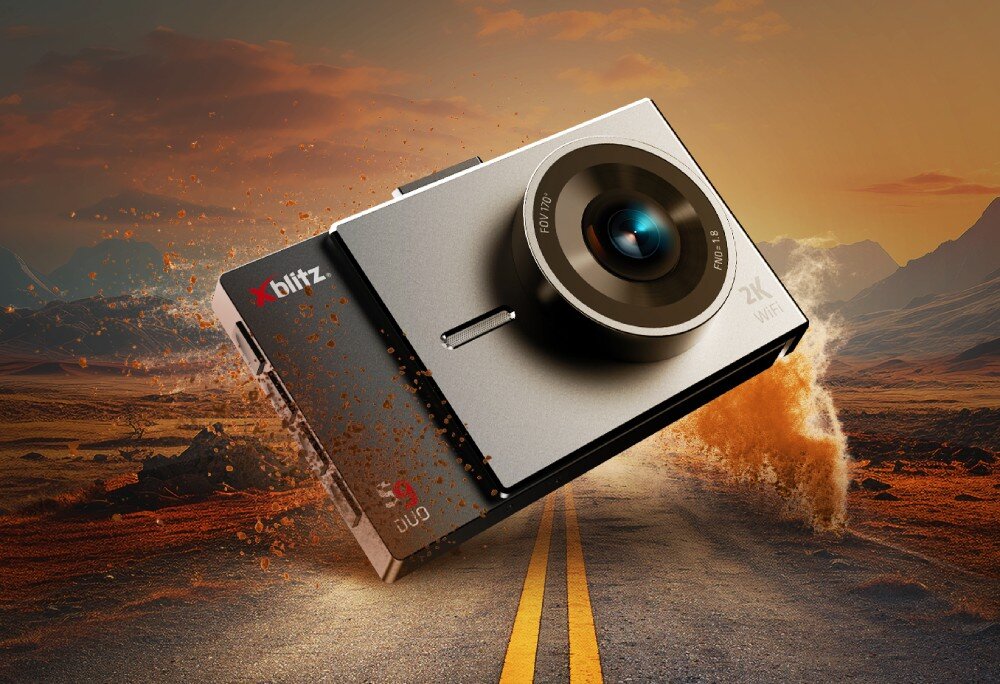 Wideorejestrator XBLITZ S9 Duo obudowa wygląd konstrukcja