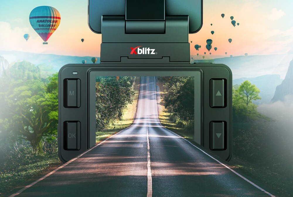 Wideorejestrator XBLITZ Night 2 obraz rozdzielczość tryb nocny