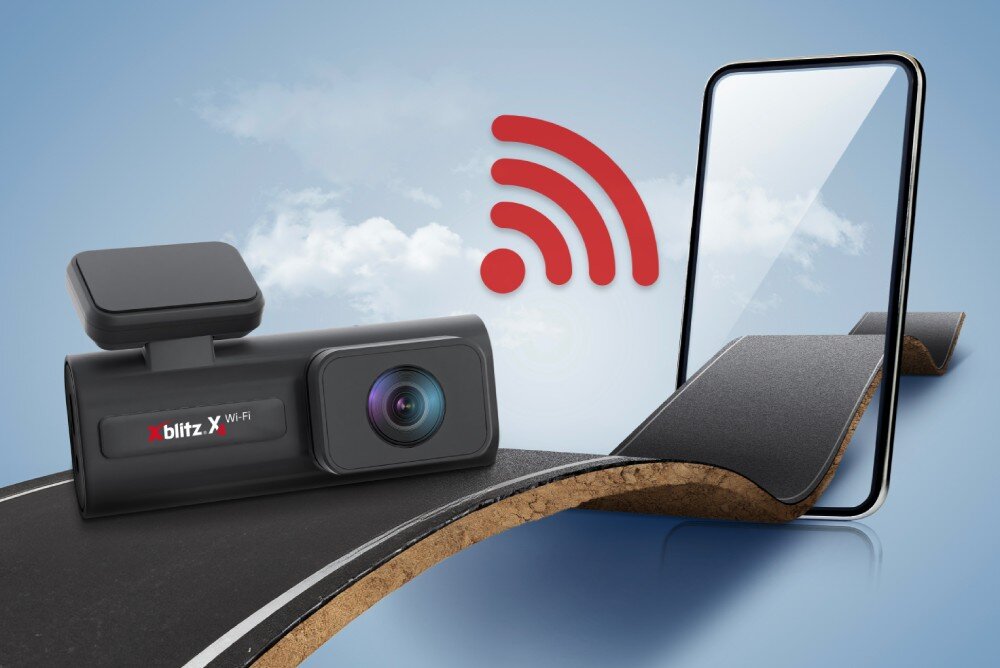 Wideorejestrator XBLITZ X4 łączność aplikacja ustawienia