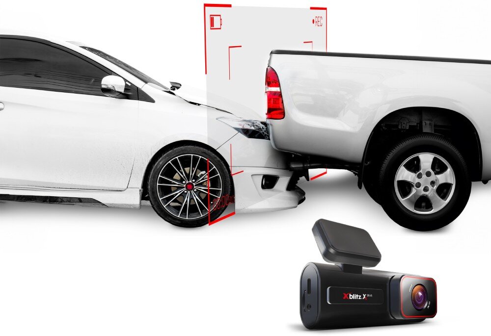 Wideorejestrator XBLITZ X4 czujnik G-sensor zabezpieczenie