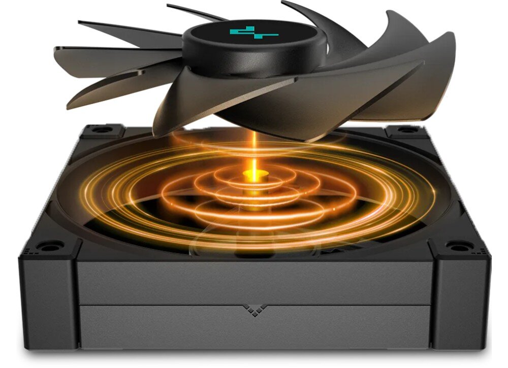 Chłodzenie CPU DEEPCOOL AK400 Digital wentylator łożysko hałas głośność prędkość sygnał PWM