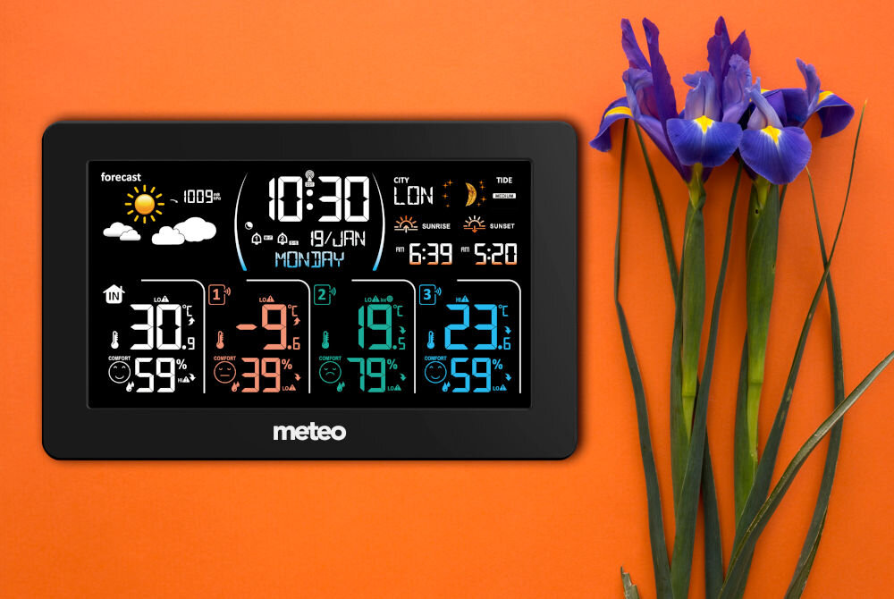 Stacja pogody METEO SP108 alert temperatury mrozowy